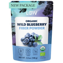 LOOV Wild Blueberry Fibre Powder – Made from Organic Wild Nordic Blueberry (Bilb