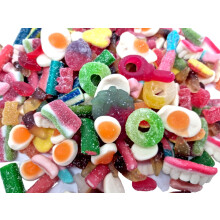 CR Snacking Pick & Mix Sweets 1kg - 20 Varieties Fizzy, sour and Jelly Sweets, premium quality pick and mix sweets, Large Retro Candy Assortment Bag