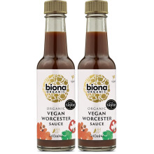 Biona Organic Worcester Sauce, 140ml (Pack of 2)