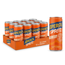 Aperol Spritz – Ready To Drink Can, Multipack 12 X 25cl