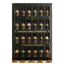 Spices Gift Set -24 Gourmet Spices For Cooking, Grilling, Rubs, Herbs & Seasonings, All Purpose Seasoning, Cooking For Men, Women, Birthday, Housewar