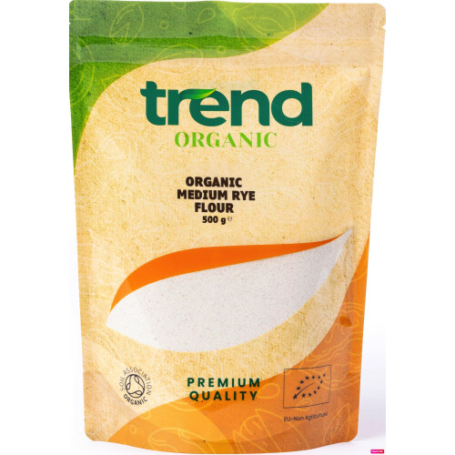 Trend Organic Medium Rye Flour 500g - Baking & Cooking