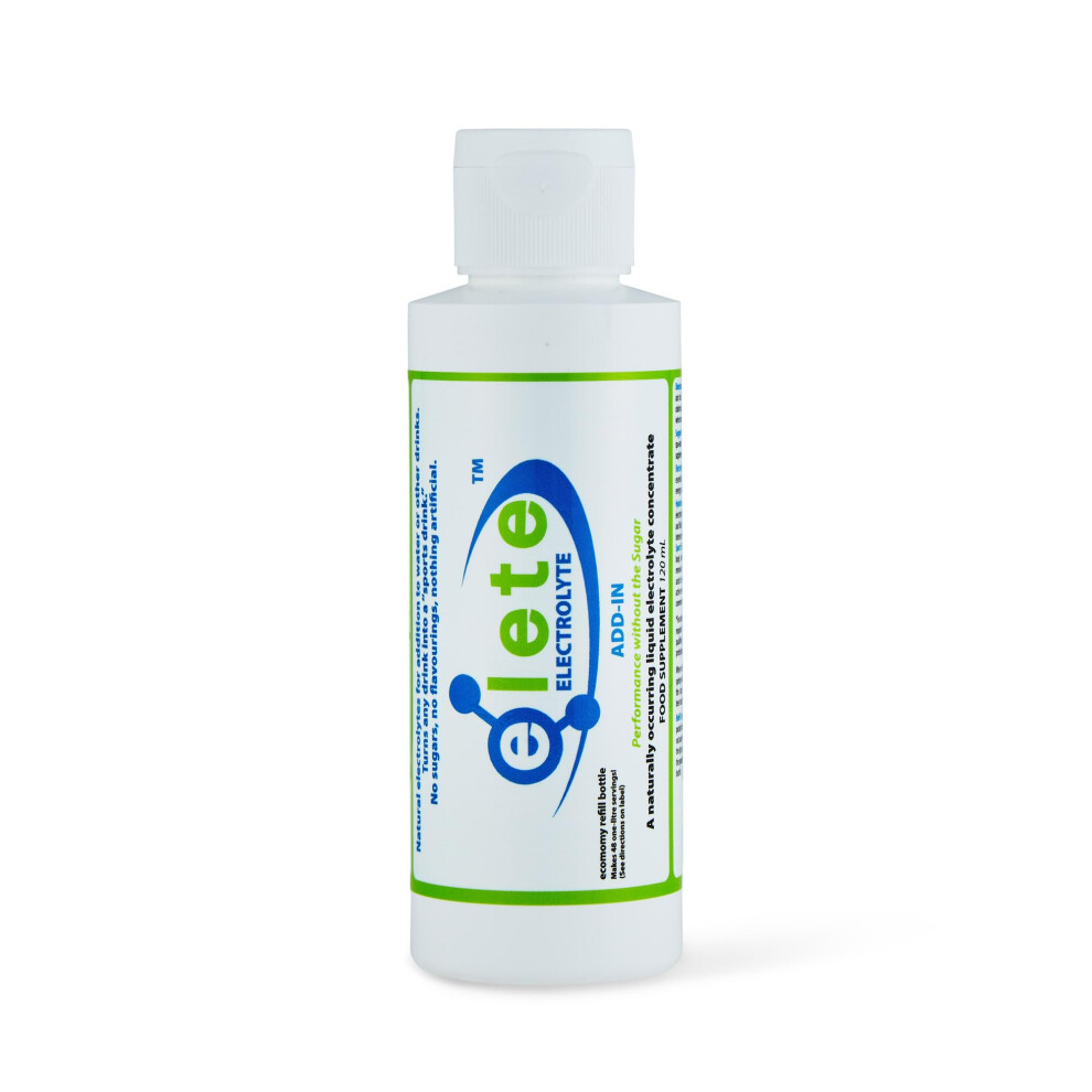 Elete Electrolyte Add-In Elete Electrolytes | Hydration Drops | Rehydration Drink | Trace Mineral Drops | Recovery | Sports Drink | 120Ml Refill Bottle | Makes 48 Litres | Ze