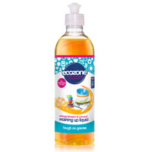 EcoZone Orange & Blossom Coconut Washing Up Liquid, Tough on Grease, Gentle Dish Washing Formula made with Natural Plant-Based Ingredients