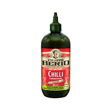Filippo Berio Squeezable Chilli Flavoured Olive Oil 500ml – Easy-Pour Spicy Olive Oil for Pizza, Pasta, Stir-fries & Drizzling