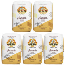 Caputo - Italian Premium Semolina Rimacinata (Double Milled) - 1 kg Pack (5)