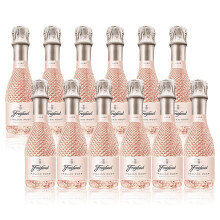 Freixenet Italian Sparkling Rosé Wine Mini Bottles (12 x 20cl) Elegant Blush Rosé (ABV 11.0%) Fruity Sparkling Wine Gift Set for Women | Iconic Pink