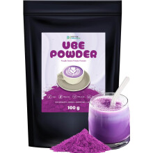 Detox Organica Ube Powder 100g – 100% Natural Purple Sweet Potato Powdered– Ube