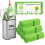 30l Biodegradable Bin Liners 144pcs Tie Handle, 8Gallon/30 Litre Food 1