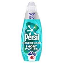 Persil Wonder Wash Speed Clean Non Bio Liquid Detergent Fast-Acting Formulation