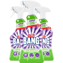Cillit Bang Powerful Degreaser Spray | 750ml | Pack of 3 | Removes Food Stains, Dirt & Grease