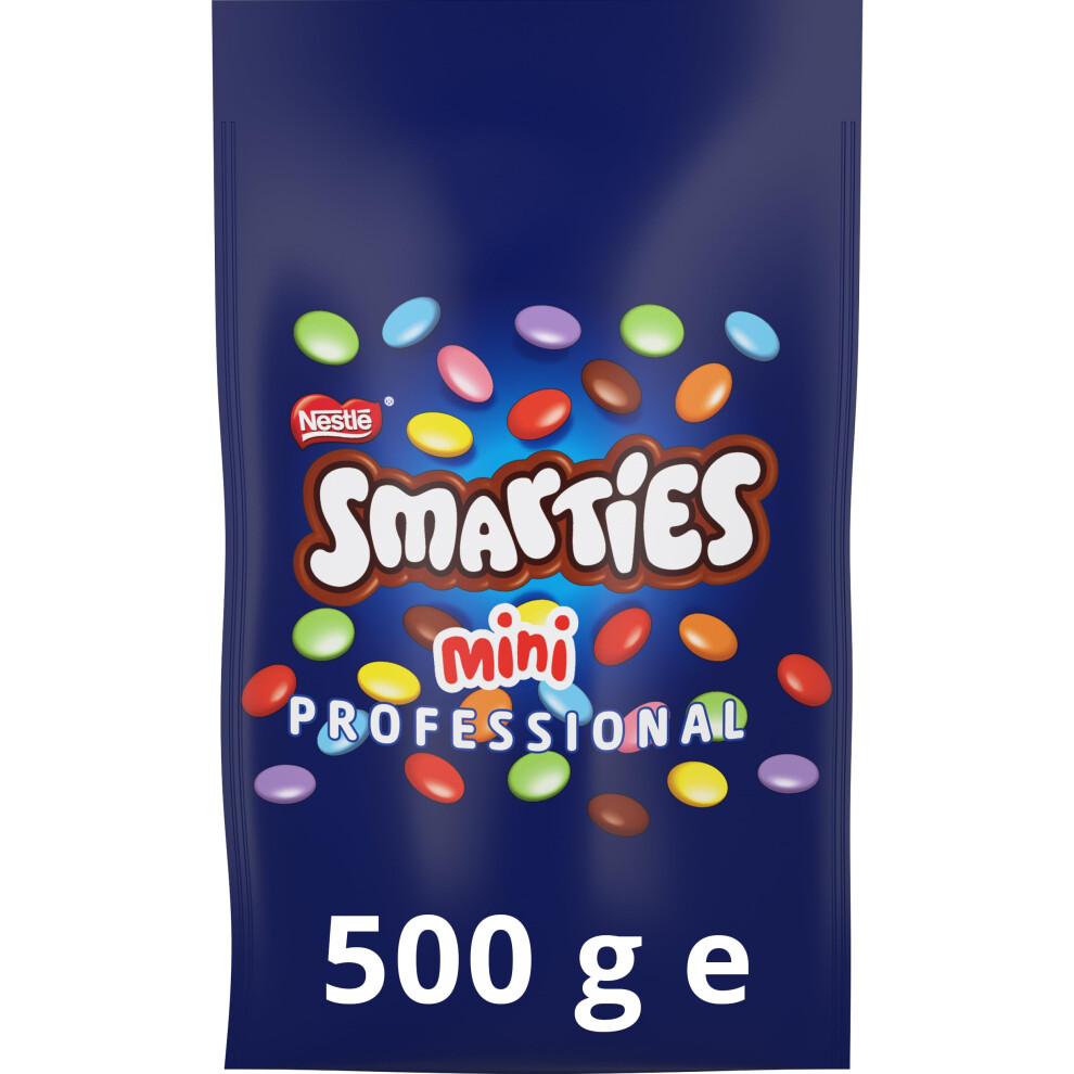 Nestle Smarties Chocolate Mini Mix-In - Chocolate Pieces For Baking - 500G Pack