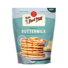 Bob's Red Mill Signature Buttermilk Pancake Mix, 567g - Just Add Water, Makes 32-40 Pancakes per Bag