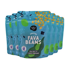 The Honest Bean Co Roasted Fava Bean Sea Salt & Cider Vinegar, High Protein Vega