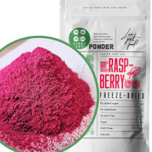 Freeze Dried Raspberry Powder | XL 300g Pure Fruit Powder | Natural Freeze-Dried