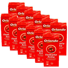 Tomato Sauce Orlando Tomate Frito Sofrito Base Fritos Smooth Pasta Sauce Gluten Free & Vegan 350g, Pack of 12