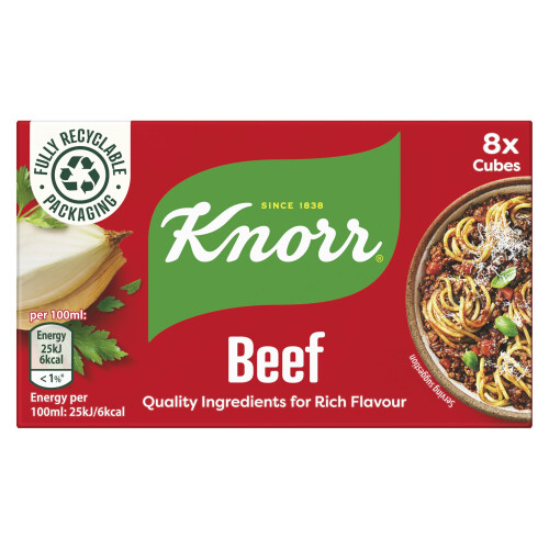 Knorr Knorr Beef Stock Cubes gluten