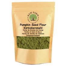 Raw Farm - Pumpkin Seed Flour 1 kg – 100% Pure, Gluten-Free, Keto-Friendly, High