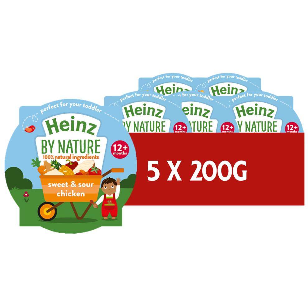 Heinz Baby Food Sweet And Sour Chicken Rice Tray 5X200g