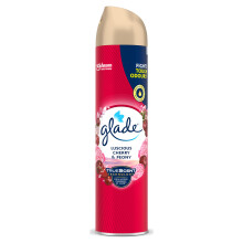 Glade Air Freshener Spray, Aerosol Odour Eliminator & Room Fragrance, 300 ml, Cherry & Peony, Pack of 1