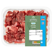 Morrisons British Diced Lean Leg of Lamb 300g