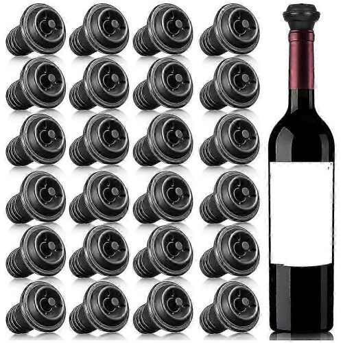 Wine vacuum stopper for reusable wine saver 24 pieces 2
