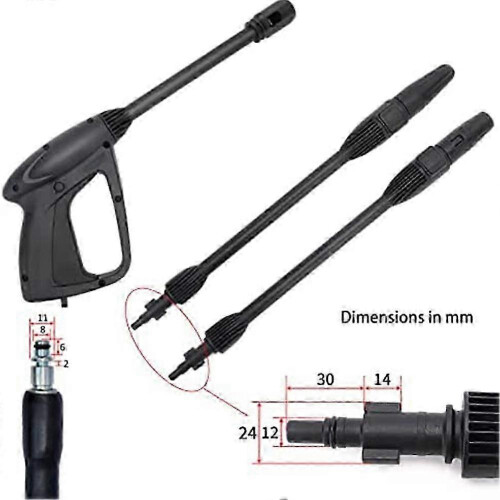 Multi-function pressure washer wand for garden cleaning with turbo nozzle 1