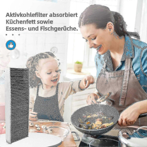 Küchenabzugsfilter für Bora X Pure, Kohlefilter, 2er-Pack 1