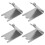 Fridge shelf hooks 4pcs universal for cooler freezer support clip 2