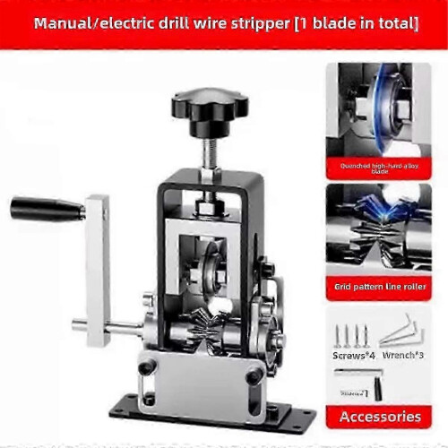 Manual Cable Stripping Tool for Recycling Scrap Copper Wires 2