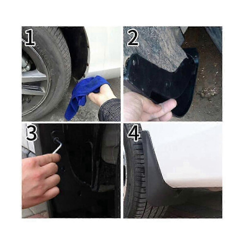 Car mud flaps for V-class W447 2016-21 - Splash guard cover refit 1