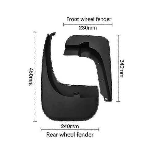 Car mud flaps for V-class W447 2016-21 - Splash guard cover refit 2