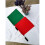 Red referee flag for sports with ergonomic sponge handle 2