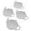 Teapot-Shaped Dish for Snacks, Ceramic Tea Bag Holder and Coaster 3