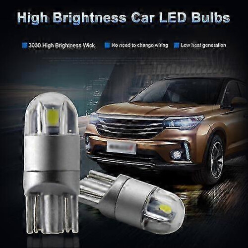 Car Interior LED Bulbs, 6Pcs Small Size Low Heat 6000K White Lights 2