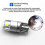 Car Interior LED Bulbs, 6Pcs Small Size Low Heat 6000K White Lights 5