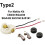 Carbon Brushes and Holder Set for CB430 BHP460 Grinder Models 4