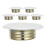 White Escutcheon Plate for Sprinkler, 8pcs Concealed Cover Replacement 3