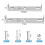 4pcs Ceiling Light Brackets 105mm/110mm Pendant Light Mounting Plate Ceiling Light Pendant Light Bracket, Rosette Bracket 3