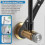 Plumbing Tools Angle Stop Removal Tool with 1/2 Compression Sleeve Puller, Quick Repair Plumbing Wrench Kit 2