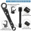 Plumbing Tools Angle Stop Removal Tool with 1/2 Compression Sleeve Puller, Quick Repair Plumbing Wrench Kit 4