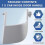 Inside chrome handle for R-Series lorry door part 2028512 4