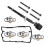 Mazo de cables del inyector diésel para 1.9 TDI 2004-2006 con juntas 3