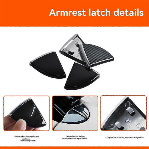 Carbon fiber console lid panel for E Class W211 protective cover 1