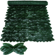 (Maple Leaf, 50x300cm) Leaf Fence Ivy Privacy Screen Balcony Privacy Garden Leaves Fence Artificial Hedge Apple Leaf Outdoor Fence Decoration