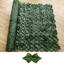 (Sweet Potato Leaf, 50x300cm) Leaf Fence Ivy Privacy Screen Balcony Privacy Garden Leaves Fence Artificial Hedge Apple Leaf Outdoor Fence Decoration