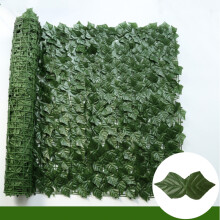 (dark Ivy, 50X300CM) Artificial Ivy Hedge Fence Panels Green Faux Ivy Leaf Privacy Fence Screen for Outdoor Home Garden Balcony Decoration