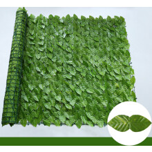 (Green Dill, 50x300cm) Leaf Fence Ivy Privacy Screen Balcony Privacy Garden Leaves Fence Artificial Hedge Apple Leaf Outdoor Fence Decoration