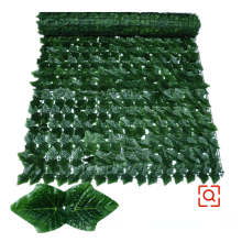 (dark creepers, 100x300cm) Artificial Ivy Hedge Fence Panels Green Faux Ivy Leaf Privacy Fence Screen for Outdoor Home Garden Balcony Decoration