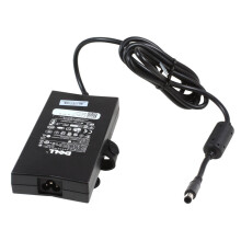 Dell AC power adapter with 130W output 19.5V 6.7A 3-pin barrel connector compatible with various Dell laptops.